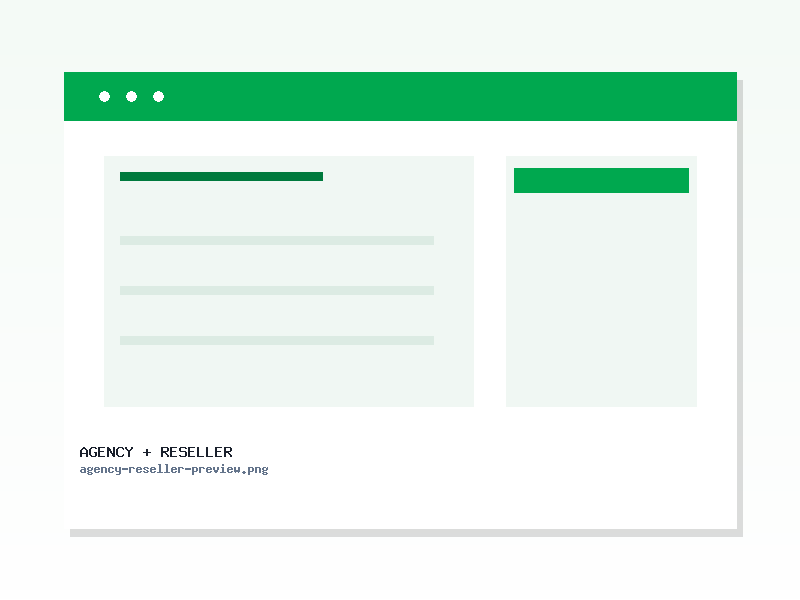 Run an email business under your own brand.