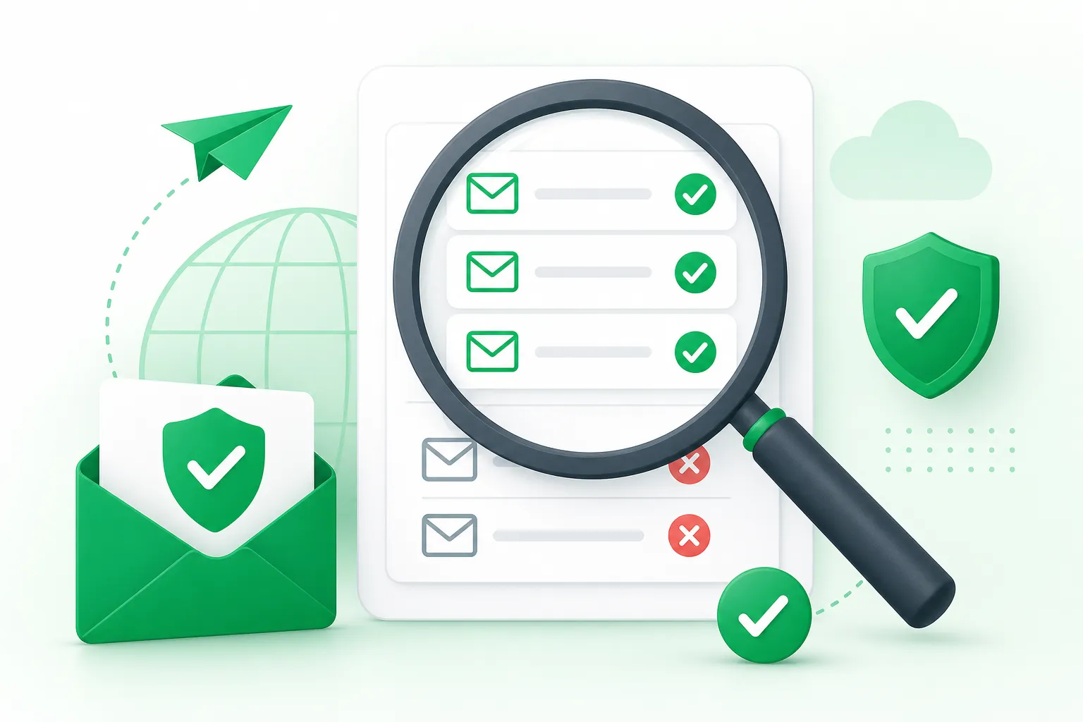 Verify emails before you import a list